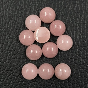 Meilleure qualité, prix le plus bas, 9mm, Quartz de goyave naturel, Cabochons ronds, pierres précieuses de guérison en vrac pour la fabrication de bijoux - Product Image 1