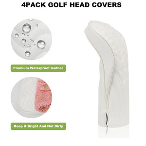 Housse de protection durable pour tête de club de golf, design en matériau souple pour la sécurité et le rangement des clubs - Product Image 5