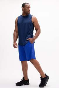 Pantalones cortos de playa informales para hombre, pantalones cortos ligeros de secado rápido para entrenamiento de gimnasio de verano con bolsillos, pantalones cortos de entrenamiento atléticos transpirables - Product Image 3