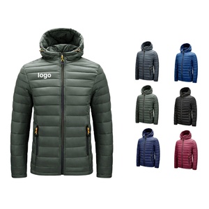 2024 nouveau Style hiver hommes bulle veste Logo personnalisé gonflé duvet d'oie Polyester Parka bulle veste Pakistan - Product Image 1