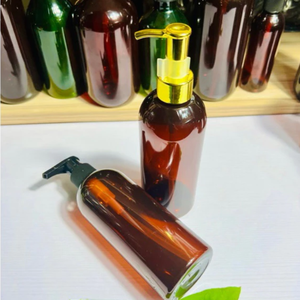 Emballage cosmétique bouteille de pompe en plastique PET de luxe personnalisée de 400ml 500ml bouteille de shampooing bouteille de gel douche usine du Vietnam - Product Image 3