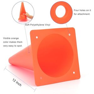 Marqueurs de terrain de haute qualité, personnalisés, en plastique PE, pour l'entraînement athlétique, souples, pour la vitesse et l'agilité, écologiques, obstacles de terrain - Product Image 2