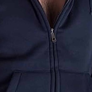 Sweat-shirts à capuche et pantalons de jogging sportifs épais à fermeture éclair intégrale, avec logo personnalisé OEM et design à motif uni, couleur contrastante, envoyés par Dress Sports - Product Image 2