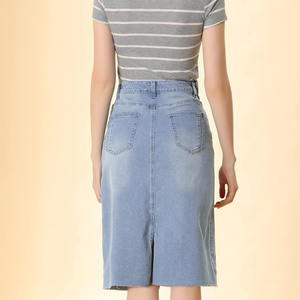 Jupe en jean décontractée confortable 2026 pour femme – Mode quotidienne – Vente en gros de jupes en jean pour femme - Product Image 2