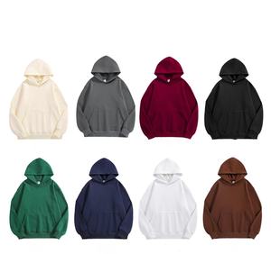 Sudaderas con capucha pesadas lavadas con piedra negra de algodón de lujo bordadas con logotipo personalizado para hombre - Product Image 5