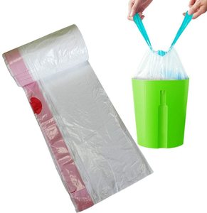 Sacs poubelle à cordon de serrage Sac poubelle de cuisine fabriqué au Viet Nam avec ODM de haute qualité avec prix d'usine - Product Image 6