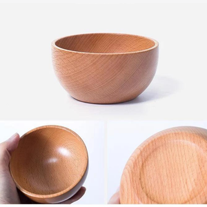 2-Piece Disposable Eco-Friendly Bamboo Salad/Dinner/<b>Dessert</b> <b>Bowls</b> <b>for</b> Camping Sizes D10cm/D12cm/D13.5cm - Product Image 3