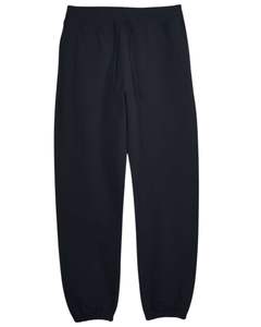 Conjunto Deportivo de Felpa Negra Unisex, Sudadera con Capucha Lisa y Pantalones Jogger, Conjunto de Dos Piezas, Ropa Casual de Invierno, Diseño OEM - Product Image 2