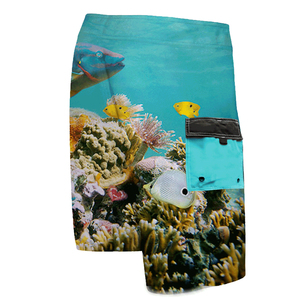 Nouveau short de pêche d'été écologique pour hommes Mid Custom Casual Wear Impression numérique Séchage rapide Respirant Imperméable - Product Image 3