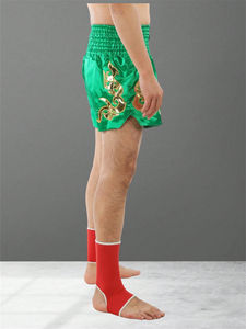 Pantalones cortos de kick boxing de competición con logotipo personalizado Muay Thai, pantalones cortos de boxeo MMA en blanco al por mayor para hombres en tela de poliéster - Product Image 5