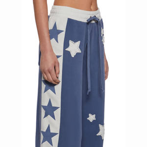 กางเกงจ็อกเกอร์ทรงตรงเอวสูงพิมพ์ลายตามสั่ง เนื้อผ้าเบาสบาย ระบายอากาศได้ดี พร้อมเชือกผูกเอว - Product Image 4