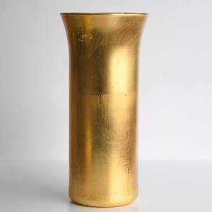 Vase de table moderne minimaliste en métal doré pour décoration de bureau ou de salon Présentoir de fleurs en aluminium - Product Image 3