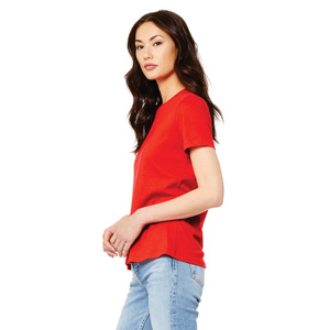 T-shirts unis personnalisés pour femmes T-shirt de haute qualité pour filles avec logo en gros T-shirt personnalisé en coton à la mode - Product Image 2