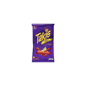 takiis fuego rolled tortilla chips spicy chili lime snack - Product Image 1