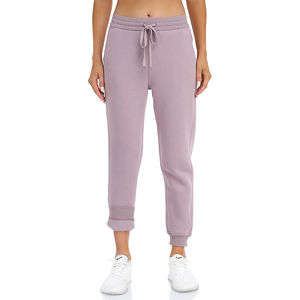 Venta al por mayor personalizado mujeres Joggers con bolsillo de lana liso señoras Cargo Jogger de gran tamaño a granel pantalones de chándal de talla grande OEM - Product Image 5