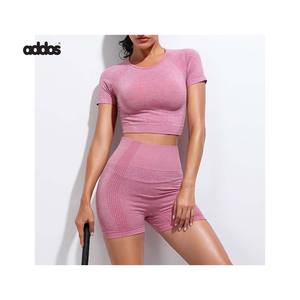 Custom 2025 Summer Clothes Crop <b>Top</b> 2 Piece <b>Short</b> Clothing Two Piece Pants <b>Set</b> for Women - Product Image 4