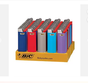 MAXI J6 BI-C LIGHTERS SET <b>LARGE</b> CLASSIC SIZE DESIGN GAS CIGARETTE FLINT WHEEL - Product Image 4