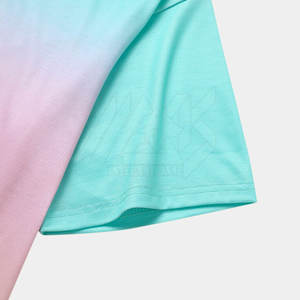 Camiseta de cuello redondo con logotipo OEM personalizado, diseño de color personalizado, venta al por mayor, 100% algodón, corte holgado, camiseta estampada para hombre - Product Image 4