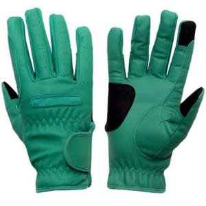 Fabricants de gants d'équitation à faible MOQ pour hommes et femmes, couleur unie, meilleur matériau, gants d'équitation 2026 - Product Image 1