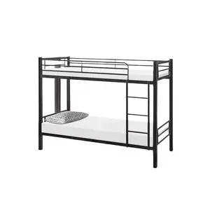 Wholesale Metal Bunk Bed KD-5109 Loft Bed for Students Hostel Bulk Buy Double Deck Steel Bed