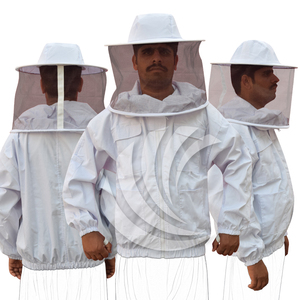 Veste d'apiculteur en coton de haute qualité en gros, voile personnalisé, veste d'apiculture complète, veste d'apiculture en coton pour abeilles - Product Image 3