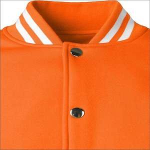 Blouson universitaire réversible imperméable tendance pour homme, en laine/polyester, avec empiècements personnalisés, nouveau design - Product Image 4