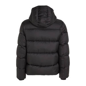 Veste d'hiver à capuche en duvet pour hommes, manteau épais et chaud avec fermeture éclair sur le devant, col haut, manches rembourrées, vestes pour hommes à bulles - Product Image 5