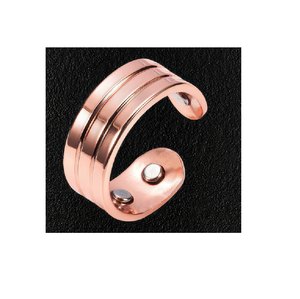 2025 noir vendredi pur cuivre Bracelet lourd 40grm solide cuivre charme cuivre 6 aimant guérison pour les femmes - Product Image 3