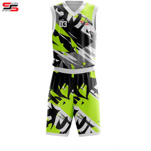 Ropa deportiva de Pakistán, conjuntos de uniformes de baloncesto personalizados, servicio OEM al por mayor, uniformes de baloncesto a la venta - Product Image 3