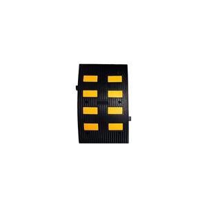 Reductor de velocidad reflectante de caucho natural + negro de carbón, 10-15 mph, fijo, 90 x 50 x 5.5 cm, fabricado en Turquía - Product Image 2
