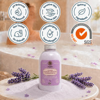 Poudre de Lait de Bain à la Lavande avec Huile de Pépins de Raisin Hydratante Style Cléopâtre Bain de Spa 250g