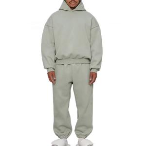 Conjunto Deportivo Personalizado de Alta Calidad en Algodón para Hombre, Sudadera con Capucha y Pantalones Jogger, Estilo Holgado - Product Image 5