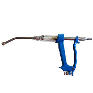 Fabricación al por mayor Pistola de secado automático veterinaria de alta calidad cuerpo de metal Vacunador automático Instrumentos veterinarios - Product Image 4