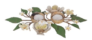 Bougeoir en laiton antique gravure coupe fer naturel support décoratif pour la fête à la maison mariage fête de noël fournitures - Product Image 6