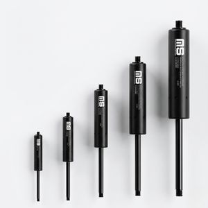 Ressort à gaz industriel universel de 500 mm - 19,69 pouces de course, robuste, fabriqué en Turquie, prêt à être expédié, amortisseur à piston, L 1065 mm, 1500 N - Product Image 1