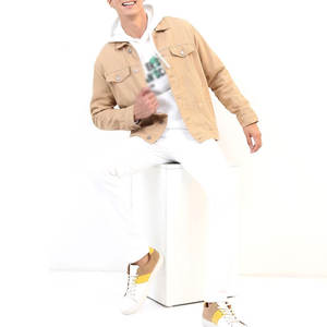 Veste d'hiver respirante personnalisée de grande taille pour hommes Veste en jean à bas prix de haute qualité avec logo personnalisé imprimé pour hommes - Product Image 5