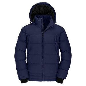 Manteau d'hiver décontracté pour hommes Style High Street Veste polaire légère Capuche détachable Tissu de laine résistant à l'eau Service OEM - Product Image 5
