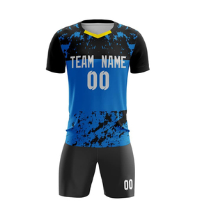 Uniforme de Fútbol Personalizado a Medida, Jersey de Fútbol con Sublimación Completa, Pantalones Cortos Elásticos en Cuatro Direcciones, Conjunto Profesional para Partidos de Equipo - Product Image 5