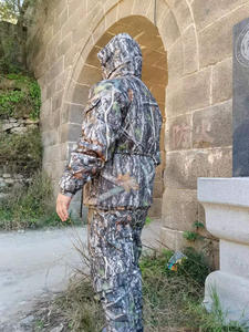 Combinaison de chasse respirante orange vif pour l'hiver, camouflage de chasse, combinaison chaude en une seule pièce, softshell imperméable pour l'extérieur - Product Image 5