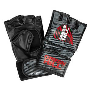 Guantes de Boxeo Personalizados Warriors MMA de Medio Dedo con Muñequera con Cordones, Cuero Sintético, Tallas 12 oz, Logotipo Personalizado - Product Image 1