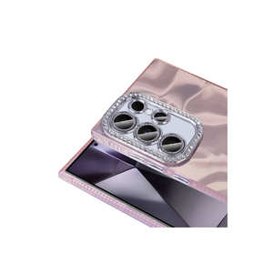 Coque de luxe antichoc en silicone TPU souple rose avec strass et design Airbag pour Samsung Galaxy S24 Ultra - Product Image 6