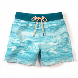 Short de plage décontracté et léger à séchage rapide pour homme, ceinture élastique, poches pour le surf, la natation, l'été - Product Image 4