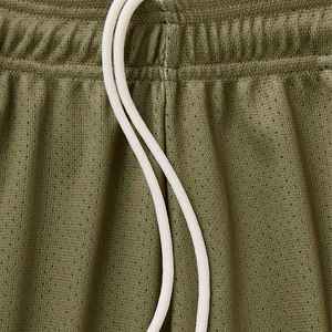 Top Trending Olive <b>Green</b> Breathable Eco-Friendly Unisex Mesh <b>Shorts</b> Custom Sizing Double Layer Sports Basketball Quick Dry - Product Image 3