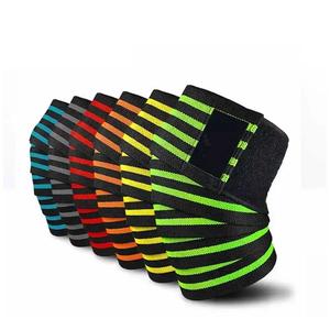 Genouillère de sport personnalisée GAF avec logo, respirante, élastique, compression, pour la musculation, le powerlifting - Product Image 4