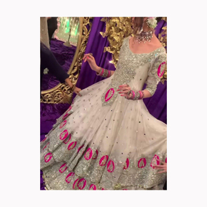 Suministro a granel, nuevo diseño, traje nupcial Salwar, boda india paquistaní, Georgette de imitación pesada con trabajo de bordado a la venta - Product Image 3