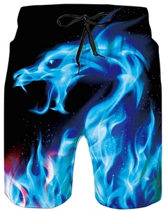 Shorts pour hommes de haute qualité, tendance, à séchage rapide, en toile, avec cordon de serrage, taille mi-haute, respirants, écologiques, décontractés, pour la plage - Product Image 2