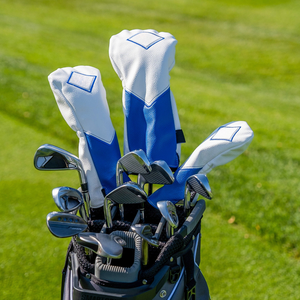 Cubiertas duraderas de cuero PU para cabeza de golf Driver Fairway Wood Hybrid-Proteja sus palos de forma segura - Product Image 6