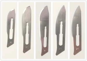 Ensemble de lames de scalpel chirurgical DAUD MED INTERNATIONAL, tailles # 10/ # 11/ # 15/ # 21/ # 22/ # 24 instruments manuels en acier inoxydable stérilisés pour - Product Image 5