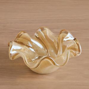 Lot de 3 bols décoratifs bas orchidées finition argentée pièces élégantes parfaites pour la table de bureau à domicile ou la fête d'Inde - Product Image 2