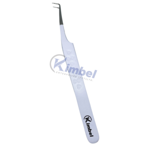 Volume russe professionnel L Type pince à épiler personnalisée pince à épiler Extension de cils à pointe en fibre - Product Image 4